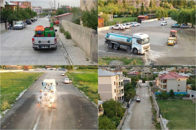 Van’da haşerelere karşı ilaçlama çalışmaları sürüyor