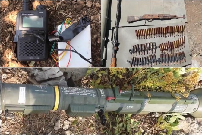 Pençe-Kaplan Operasyonu'nda PKK'ye ait mühimmat ele geçirildi