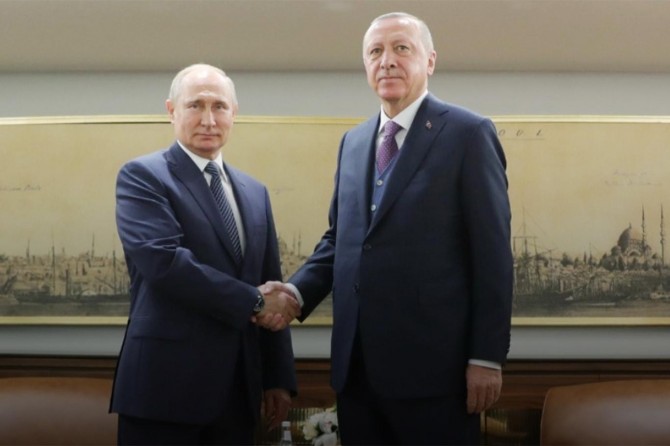 Cumhurbaşkanı Erdoğan, Rusya Devlet Başkanı Putin ile telefonda görüştü