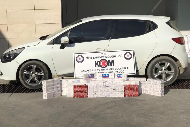 Siirt merkezli 4 ilde kaçakçılık operasyonu: 21 gözaltı