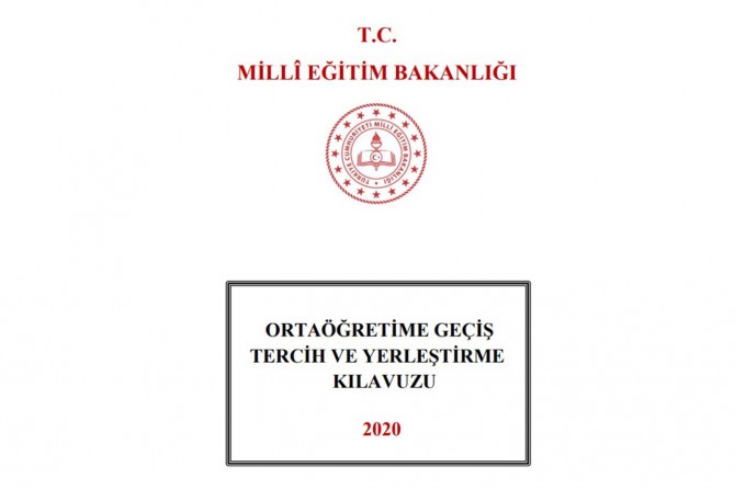 2020 LGS tercih ve yerleştirme kılavuzu yayımlandı