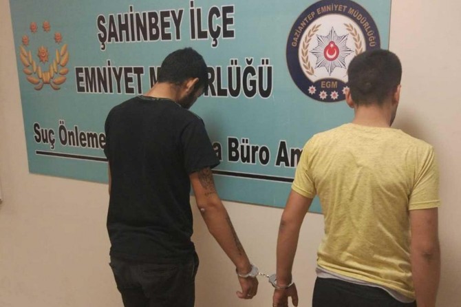 Gaziantep'te kamu binalarından hırsızlık yapan 2 şüpheli yakalandı