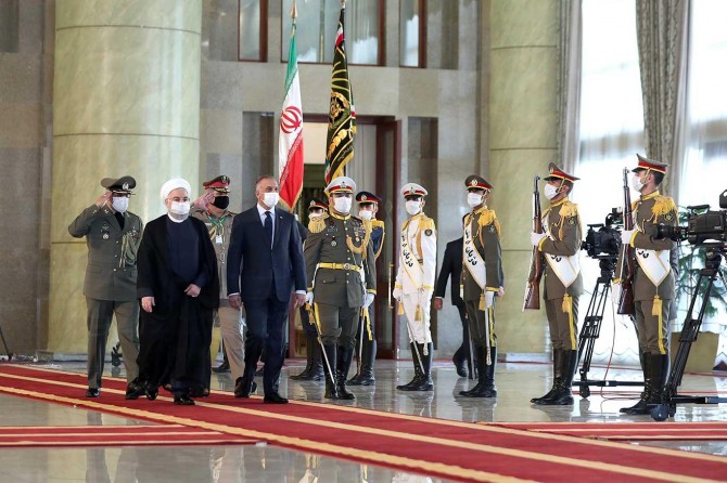 Iraqi Prime Minister Mustafa al-Kadhimi pays a visit to Iran