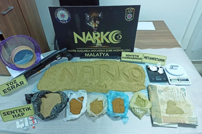 Malatya’da uyuşturucu operasyonunda 3 kişi tutuklandı