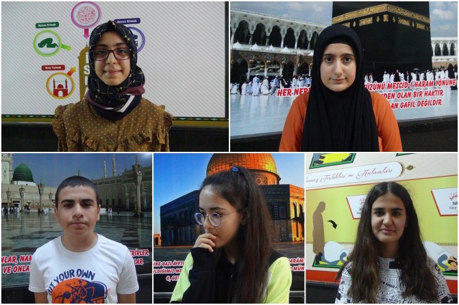 LGS'de dereceye giren imam hatipli öğrenciler okullarıyla gurur duyuyor