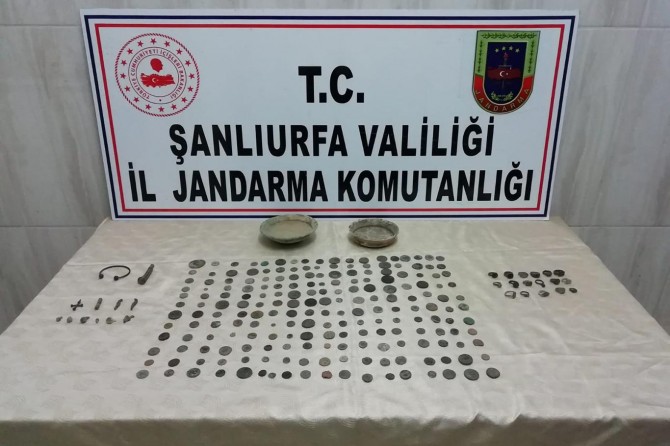 Şanlıurfa’da Bizans dönemine ait eserler ele geçirildi