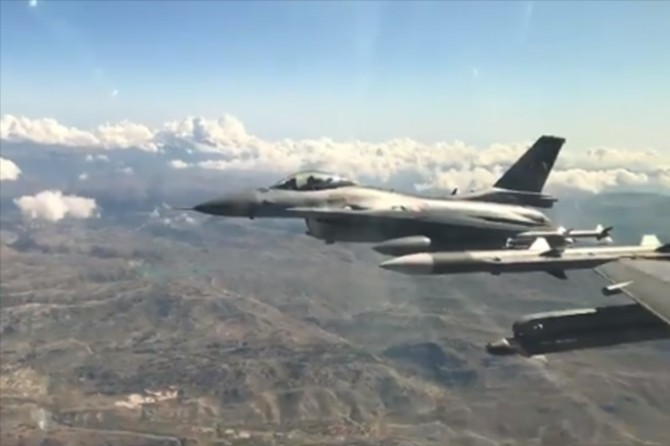 MSB: Hava Kuvvetleri Doğu Akdeniz'de eğitim görevi icra etti