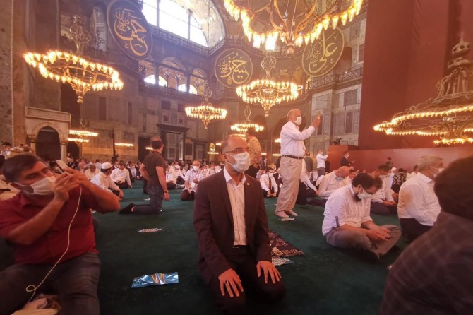Sağlam welcomes reopening of Hagia Sophia for Muslims worship