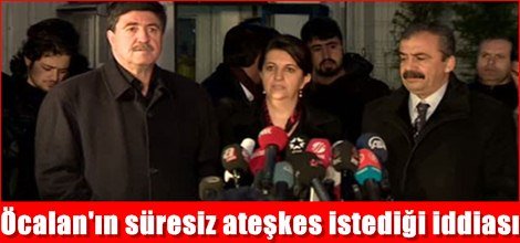 Öcalan'ın süresiz ateşkes istediği iddiası