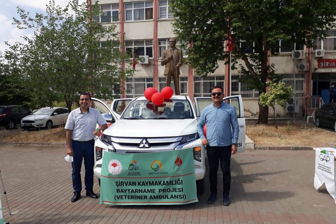 Siirt’te “Hayvan Ambulansı Projesi” tanıtımı yapıldı