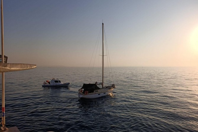 43 irregular migrants apprehended off the coast of southern Turkey