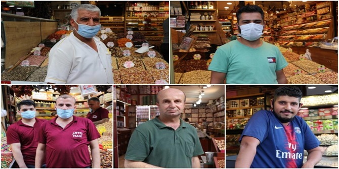 Eminönü esnafı: Covid 19 sebebiyle işler yarı yarıya düştü