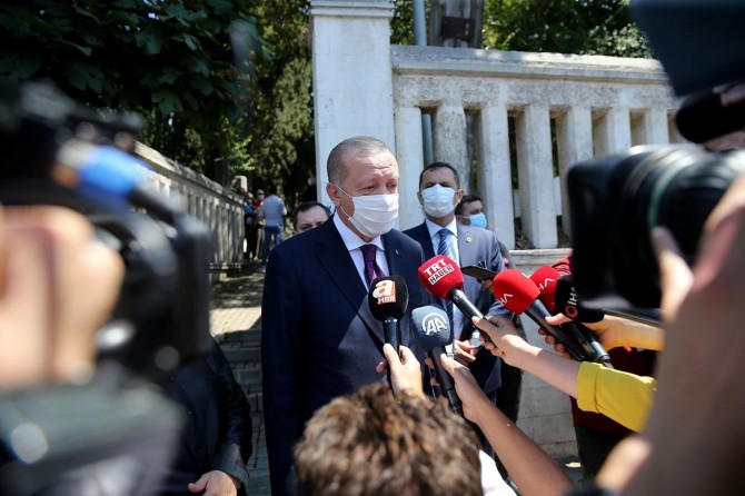 Cumhurbaşkanı Erdoğan, basın mensuplarının sorularını yanıtladı