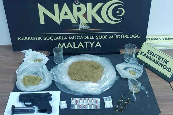 Malatya’da uyuşturucu ticaretinden 3 kişi tutuklandı