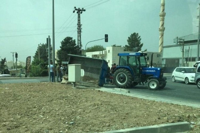 Nusaybin'deki trafik kazalarında 4 araç hasar gördü