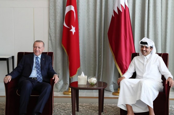 Cumhurbaşkanı Erdoğan ve Katar Emiri Al Sani telefonda görüştü
