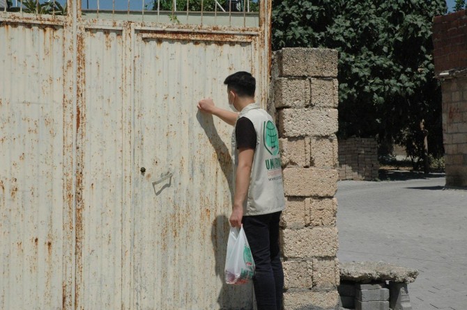 Çınar Umut Kervanı 600 aileye kurban eti dağıttı