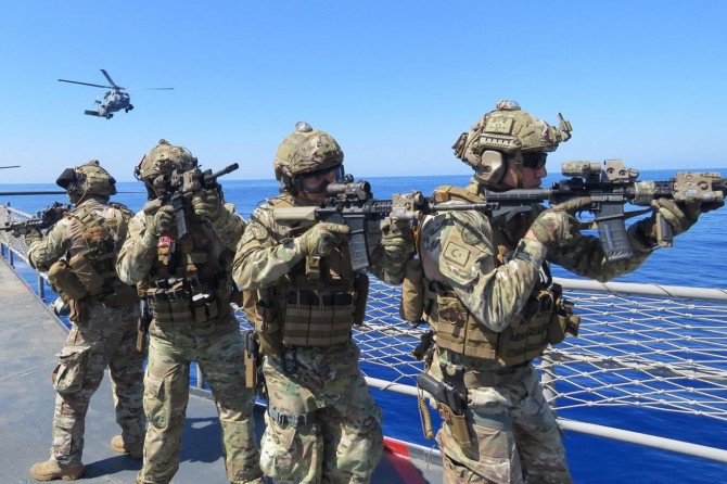 TSK, Orta Akdeniz'de fırkateynlerle eğitim gerçekleştirdi