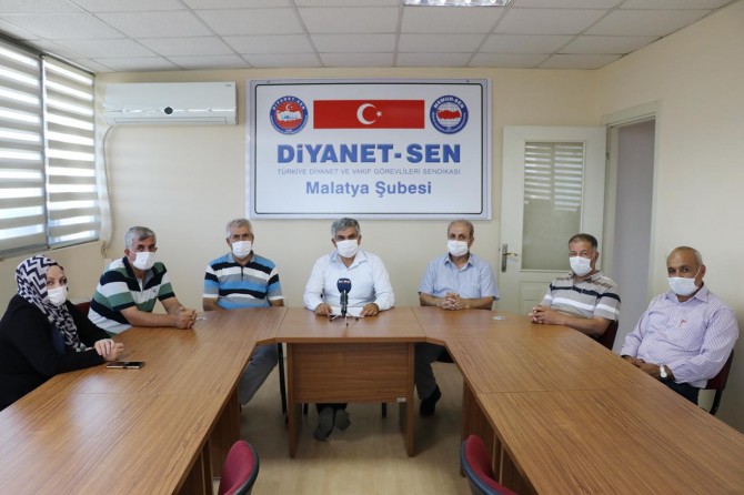 ​Malatya’da cami imam hatibinin darp edilmesine tepki