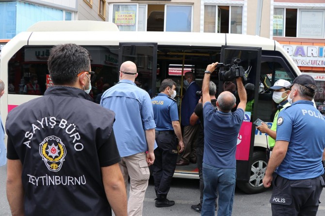 İstanbul’da Covid-19 denetimleri yapıldı