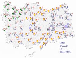 Türkiye genelinde hava durumu