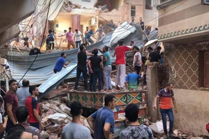 Building collapses in Egypt: 8 dead