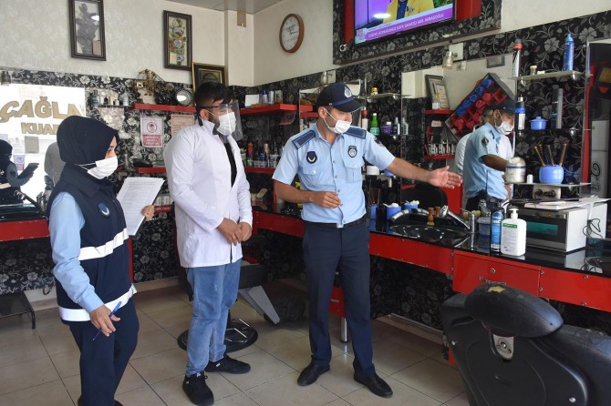 Gaziantep’te Covid-19 tedbirleri kapsamında denetimler sürüyor