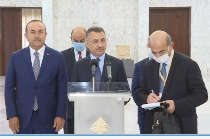 Turkish Vice President Fuad Oktay pays a visit to Lebanon