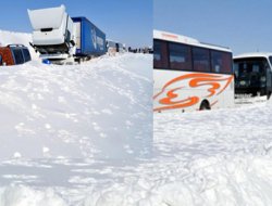 Muş`ta Karda Mahsur Kalanlar Kurtarıldı