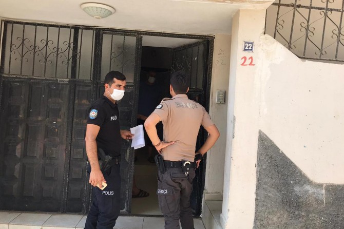 Şanlıurfa’da karantinadaki evler denetlendi