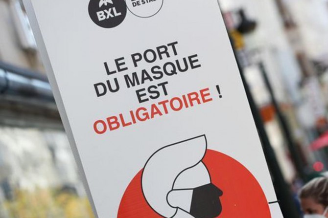 Brussels makes the wearing of face masks mandatory in all public places