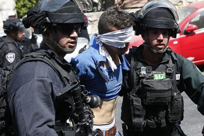 Zionist occupation regime kidnaps several Palestinians in W. Bank and J’lem