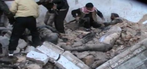 Şam'a ağır silahlarla bombardıman