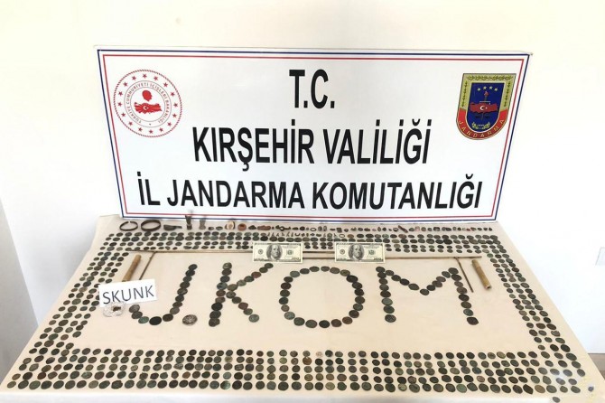 Kırşehir'de 1634 adet tarihi eser ele geçirildi