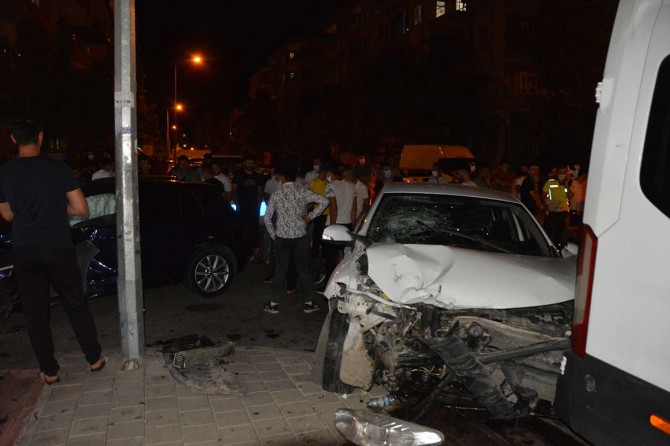 Batman'da trafik kazasında maddi hasar oluştu