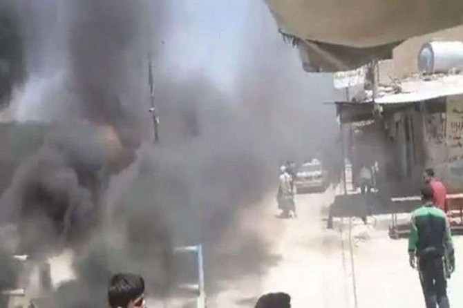 US airstrike hits Syrian regime forces in northern Syria