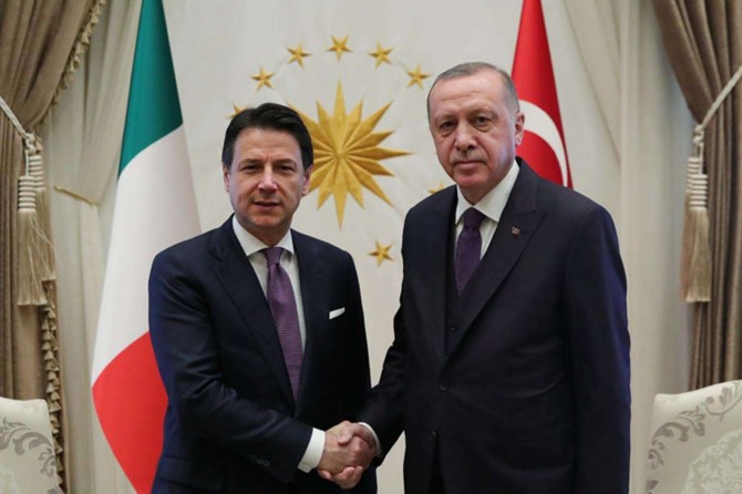 Cumhurbaşkanı Erdoğan, İtalya Başbakanı Conte ile görüştü