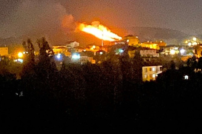 Malatya'da çıkan orman yangını güçlükle söndürüldü