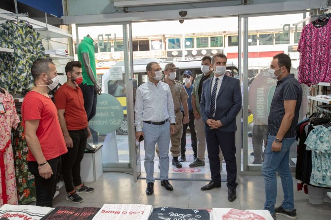 İpekyolu Belediye Başkan Vekili Aslan Coronavirus denetimlerine katıldı