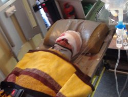 Cizre'de patlama video