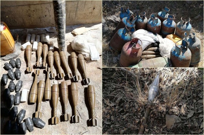 Pençe Kaplan Operasyonu'nda mühimmat ele geçirildi