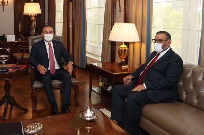 Bakan Çavuşoğlu, Suriye Müzakere Komisyonu Başkanı Annas Abdah ile görüştü