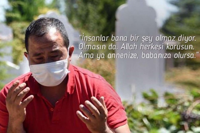 Bakan Koca, annesi Covid-19 hastası olan kişinin mesajını paylaştı