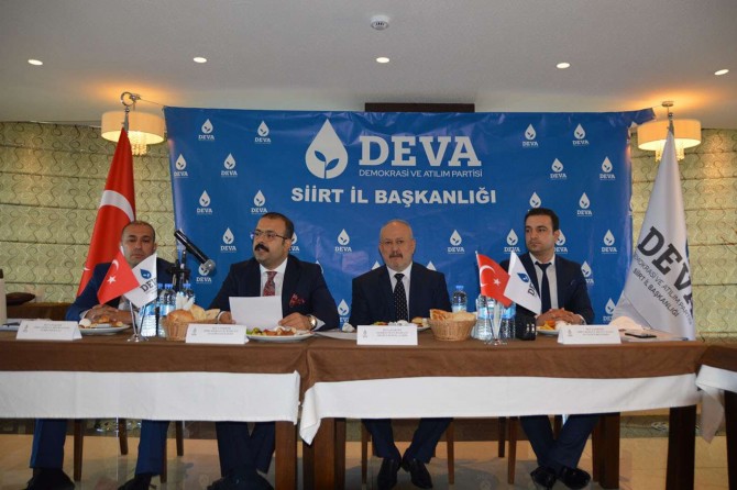 ​Siirt’te DEVA Partisi tanıtım toplantısı yapıldı
