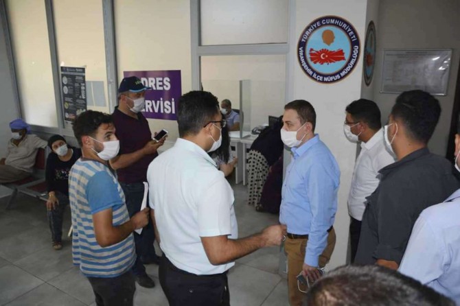 Viranşehir'de kamu kurumlarında Coronavirus denetimi gerçekleştirildi