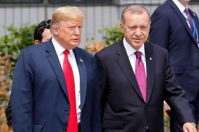 Cumhurbaşkanı Erdoğan Trump ile görüştü