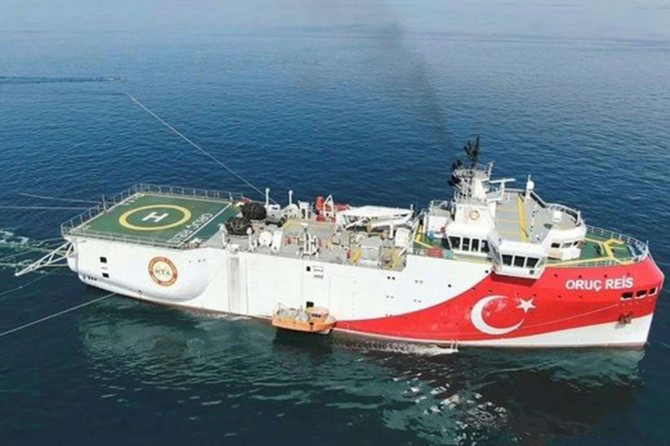 Oruç Reis gemisi için yeni Navtex