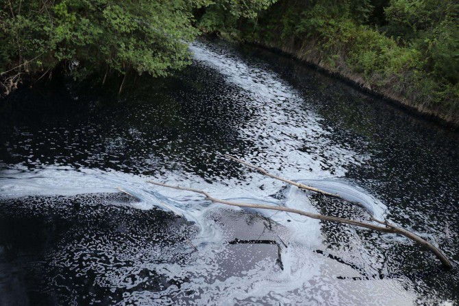 Zehirin aktığı Şahnahan Deresi için arıtma tesisi yapılacak