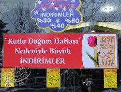 Kutlu Doğum Ayı Nedeniyle Esnaftan Örnek Davranış