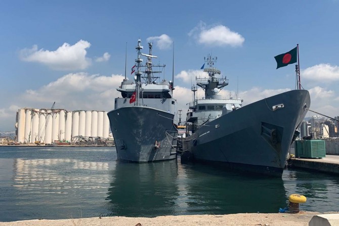 Bangladeş Donanması'na ait geminin onarımı Türkiye'de yapılacak